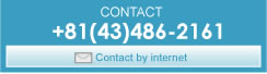 Contact +81(43)-486-2161。Contact by internet